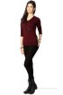 People Casual Full Sleeve Solid Women's Top People Casual Full Sleeve Solid Women's Top